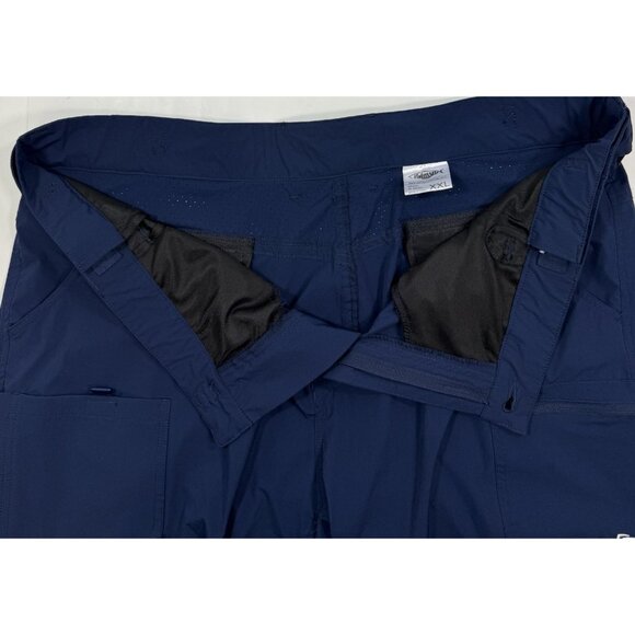 Palmyth Mens Cargo Shorts Size 2XL Performance Fishing Outdoors Utility Navy - Picture 9 of 14